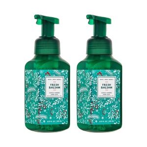 🖤 Bath & Body Works FRESH BALSAM Lot of 2 Gentle Foaming Hand Soap (8.75oz) NEW